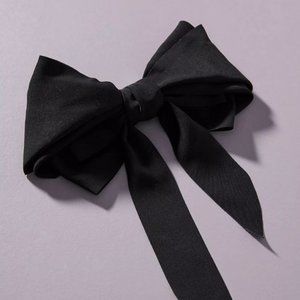 Anthropologie Julia Bow Barrette in Black - NWT